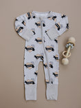 Load image into Gallery viewer, Bamboo Zip Romper | Mama's Boy