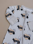 Load image into Gallery viewer, Bamboo Zip Romper | Mama's Boy