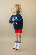 Load image into Gallery viewer, 4th of July Tulip Bow Applique Crewneck Sweatshirt