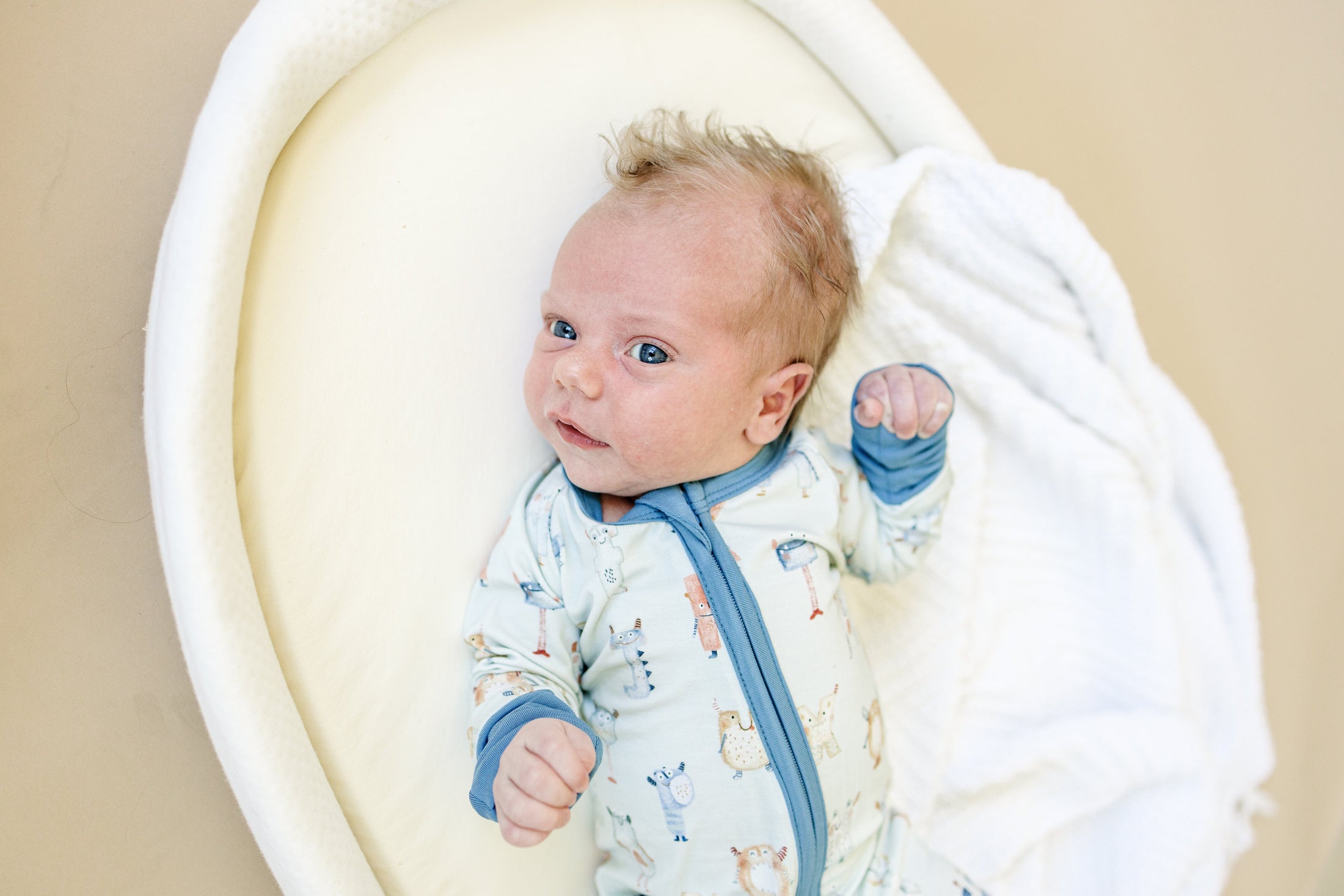 M is for Monsters Bamboo Zippy Pajamas