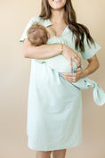 Load image into Gallery viewer, Newborn Bamboo Gown & Hat Set