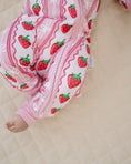 Load image into Gallery viewer, Bamboo Zip Romper | Strawberry