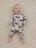Load image into Gallery viewer, Bamboo Zip Romper | Mama's Boy