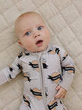 Load image into Gallery viewer, Bamboo Zip Romper | Mama's Boy