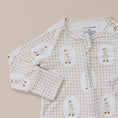 Load image into Gallery viewer, Bamboo Zip Romper | Gingham & Goose