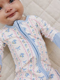 Load image into Gallery viewer, Bamboo Zip Romper | Whimsy Bloom