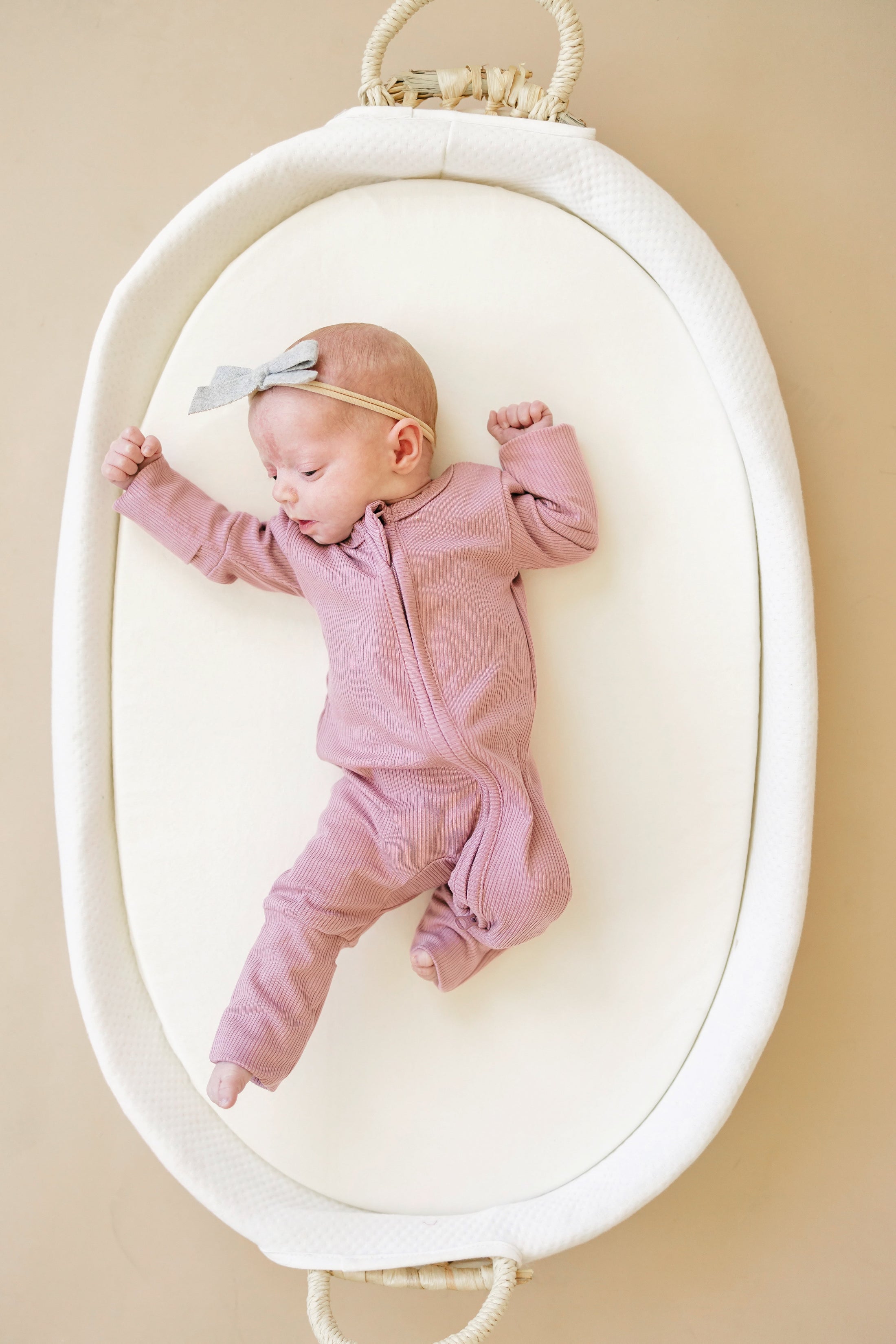 Solid Ribbed Bamboo Zippy Romper - more colors