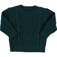 Load image into Gallery viewer, Green Cable Knit Sweater