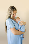Load image into Gallery viewer, Newborn Bamboo Gown & Hat Set