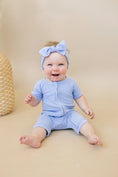 Load image into Gallery viewer, Solid Ribbed Bamboo Shorty Romper - more colors