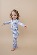 Load image into Gallery viewer, Bamboo Two Piece Set | Blue Bow
