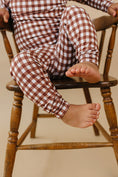 Load image into Gallery viewer, Bamboo Two Piece Set | Chocolate Gingham