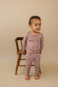 Load image into Gallery viewer, Bamboo Two Piece Set | Chocolate Gingham
