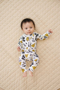 Load image into Gallery viewer, Bamboo Zip Romper | Lucky Vibes
