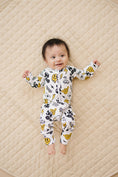 Load image into Gallery viewer, Bamboo Zip Romper | Lucky Vibes