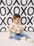 Load image into Gallery viewer, Teddy Bear Hearts Crewneck Sweatshirt