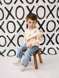 Load image into Gallery viewer, Teddy Bear Hearts Crewneck Sweatshirt