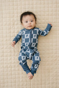 Load image into Gallery viewer, Bamboo Zip Romper | Ocean Bolts