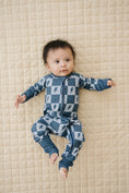 Load image into Gallery viewer, Bamboo Zip Romper | Ocean Bolts