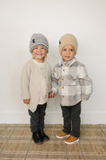 Load image into Gallery viewer, Grey Plaid Shacket