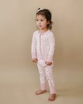 Load image into Gallery viewer, Bamboo Zip Romper | Little Ballerina