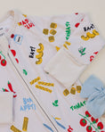 Load image into Gallery viewer, Bamboo Zip Romper | Pasta Club
