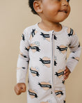 Load image into Gallery viewer, Bamboo Zip Romper | Mama's Boy