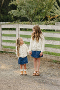 Load image into Gallery viewer, Cream Ruffle Knit Cardigan