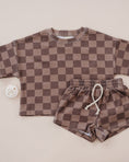 Load image into Gallery viewer, Shorts Set | Espresso Checkered