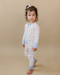 Load image into Gallery viewer, Bamboo Zip Romper | Whimsy Bloom
