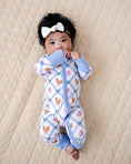 Load image into Gallery viewer, Bamboo Zip Romper | Chickens & Flowers