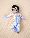 Load image into Gallery viewer, Bamboo Zip Romper | Chickens & Flowers