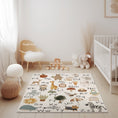 Load image into Gallery viewer, Baby Animals ABC Rug / World map Area Rug