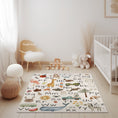 Load image into Gallery viewer, Baby Animals ABC Rug / World map Area Rug