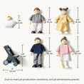 Load image into Gallery viewer, Sweet Family Gift Set: Black Dollhouse & Dollhouse Garage & Extra Dolls Set