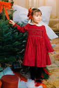 Load image into Gallery viewer, SARAH RUBY SMOCKED DRESS