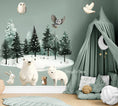 Load image into Gallery viewer, Arctic Animal Friends - Fabric Nursery Wall Art Decals