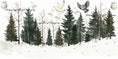 Load image into Gallery viewer, Arctic Animal Friends - Fabric Nursery Wall Art Decals