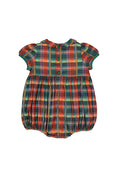 Load image into Gallery viewer, VICTOIRE TARTAN SMOCKED ROMPER