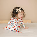Load image into Gallery viewer, Berry Sweet Bamboo Zippy Romper
