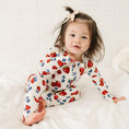 Load image into Gallery viewer, Berry Sweet Bamboo Zippy Romper