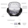 Load image into Gallery viewer, Signature Diaper Bag Ebony Black