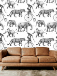 Load image into Gallery viewer, Arctic Animals Wallpaper - Nursery Wall Decor Wallpapers