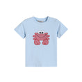 Load image into Gallery viewer, Blue Crab Shirt and Red Gingham Shorts Set