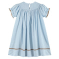 Load image into Gallery viewer, Blue Pumpkin Smocked Bishop Dress