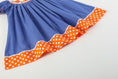 Load image into Gallery viewer, Blue Pumpkin Sunflower Smocked Bishop Dress