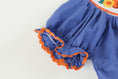 Load image into Gallery viewer, Blue Pumpkin Sunflower Smocked Bishop Dress