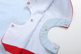 Load image into Gallery viewer, Blue USA Flag Smocked Shortalls