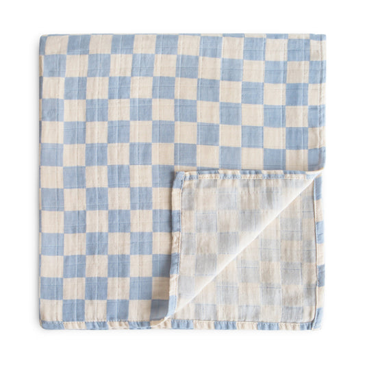 Organic Cotton Muslin Swaddle Blanket