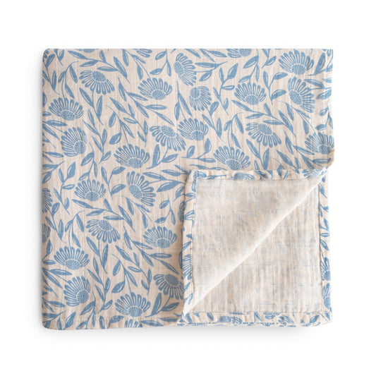 Organic Cotton Muslin Swaddle Blanket